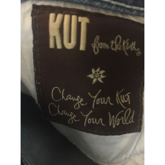 Kut From The Kloth Catherine Boyfriend Jeans Size 2 Low Rise Distressed - Picture 7 of 12